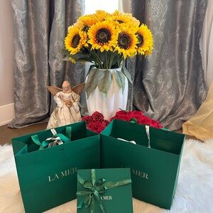 🎄 La Mer Christmas Green Shopping Paper Bag 🎄